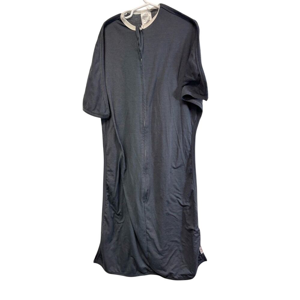 Sleeping Baby Zipadee Zip Dark Grey Size Large 12-24 Months